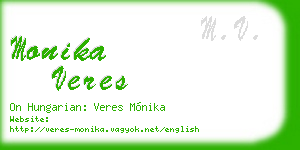 monika veres business card