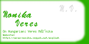 monika veres business card